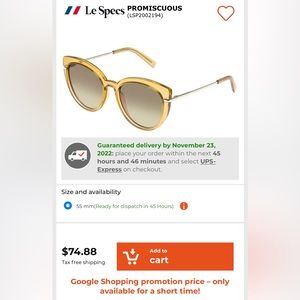 Le Specs 🌟 PROMISCUOUS CAT-EYE SUNGLASSES 🕶️